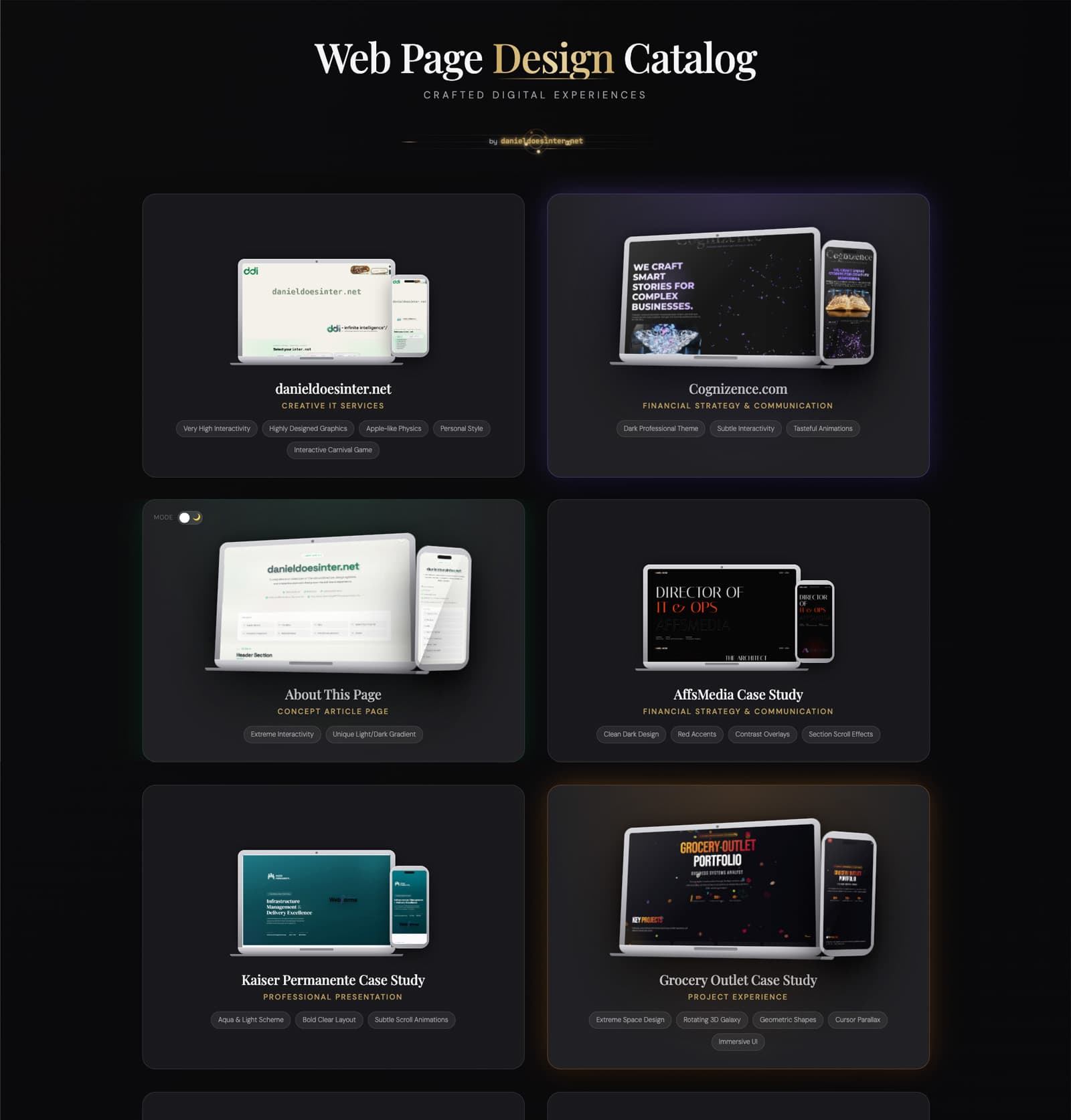 WebPageDesignCatalog