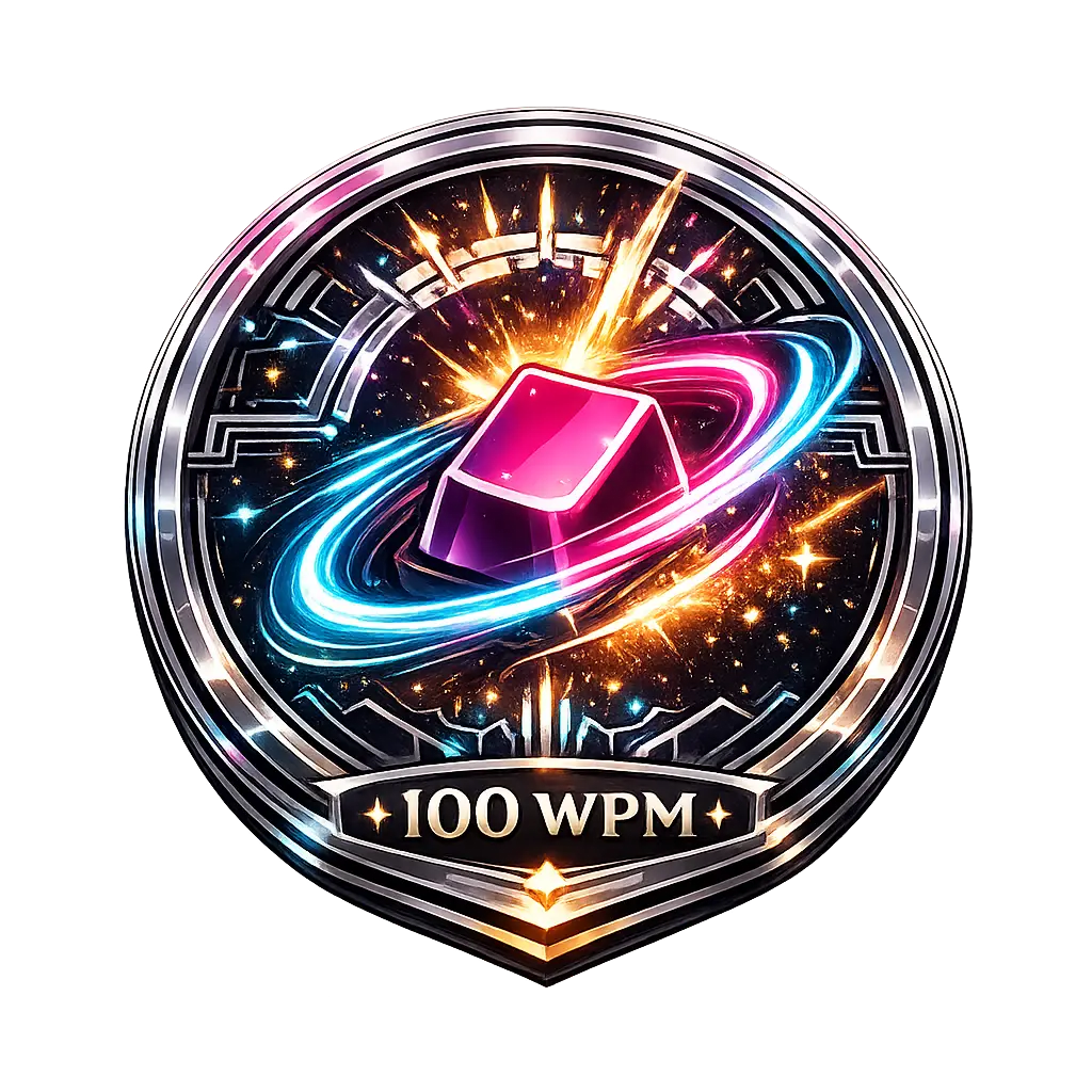 100 WPM badge